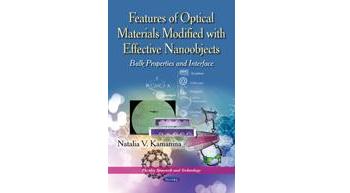 Features of Optical Materials Modified with Effective Nanoobjects: Bulk Properties and Interface